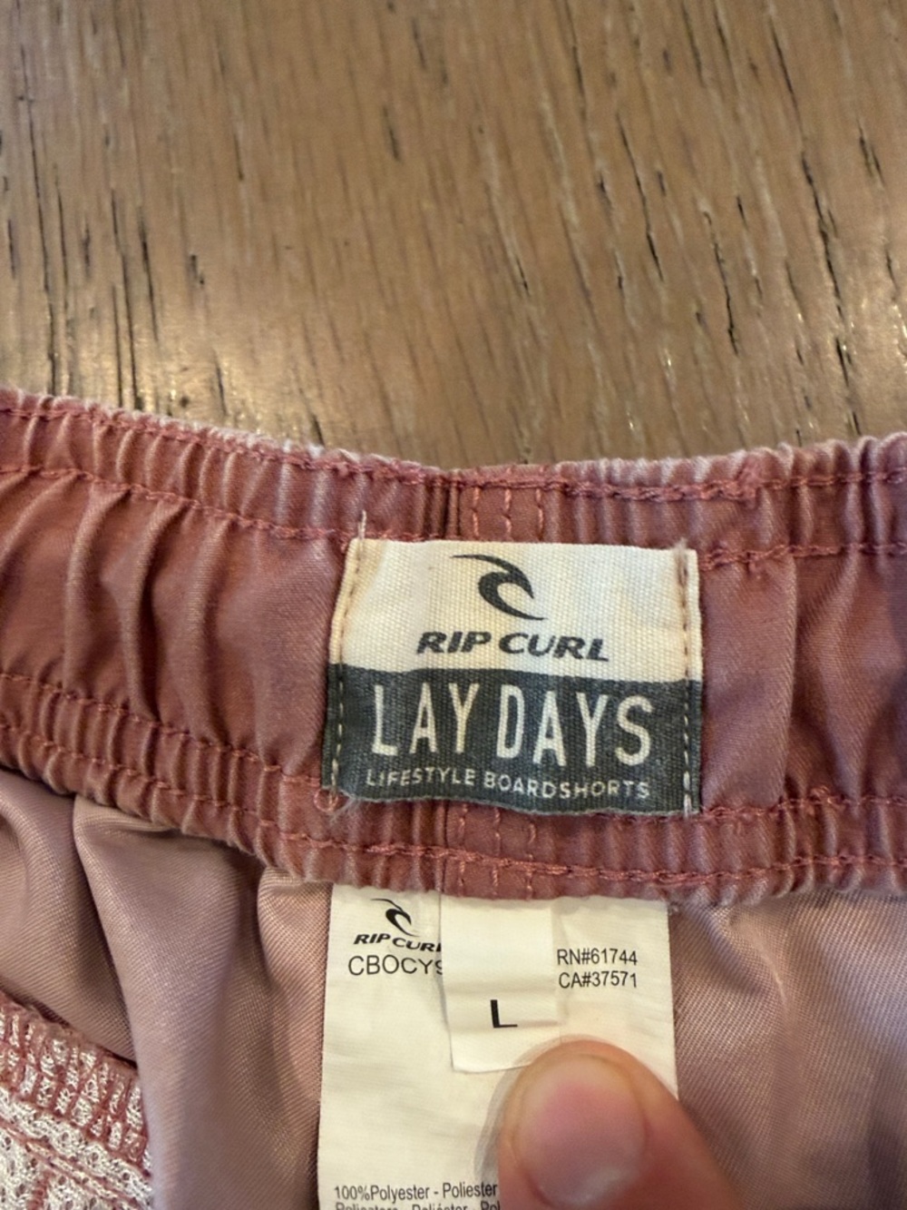 Ripcurl Red Boardshorts - Picture 2 of 3